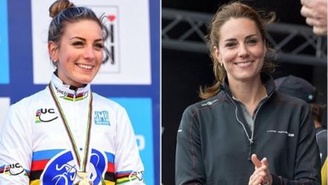 Двойничка на Кейт Мидълтън върти педалите в Рио