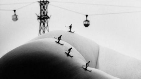 Ландшафт от голо тяло