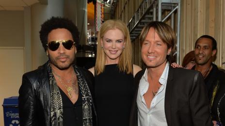 Никол Кидман позира с бившата и настоящата си любов