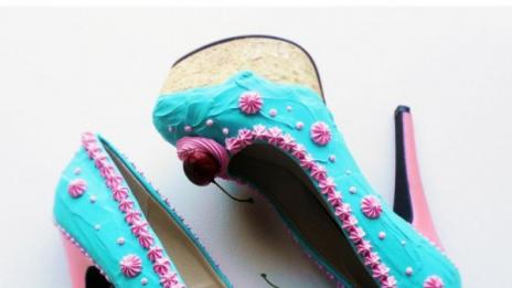 Сладкарница създаде линия от вкусни обувки