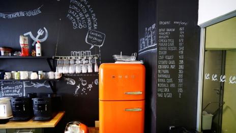 Черната дъска в интериора