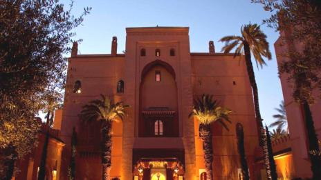 Марокански хотел като екзотичен арабски замък