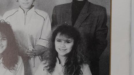 Виктория Бекъм на 15: С бретон и къдрава коса