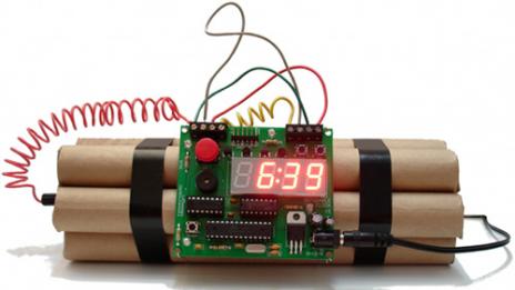 Бомба без експлозия за събуждане (видео)