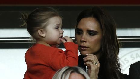 Виктория се разплака на последния мач на Дейвид