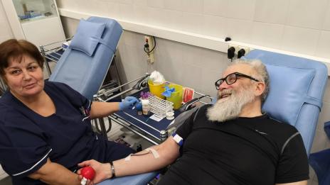 Актьори дариха кръв безвъзмездно