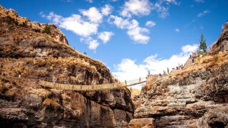 Последният мост на инките в Перу