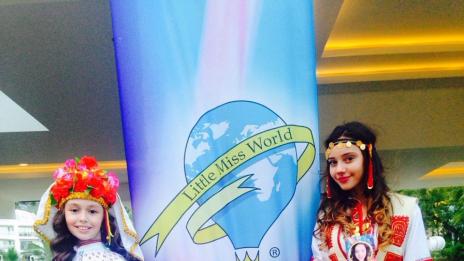 Наши момичета очароваха журито на престижния конкурс „Little Miss World 2014“