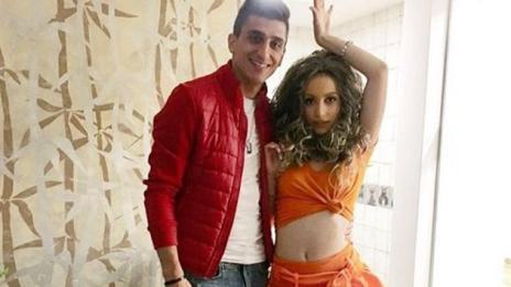 Футболист на ЦСКА-София укроти Михаела Маринова