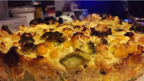 Солена торта без тесто