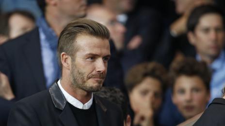 Дейвид Бекъм пострада леко в катастрофа