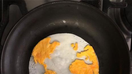 Яйцата на очи също могат да бъдат изкуство