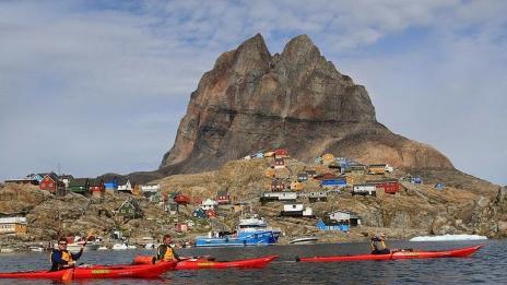 Красивият остров Уманак в Гренландия