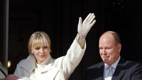 Кралската двойка на Монако представи своите близнаци