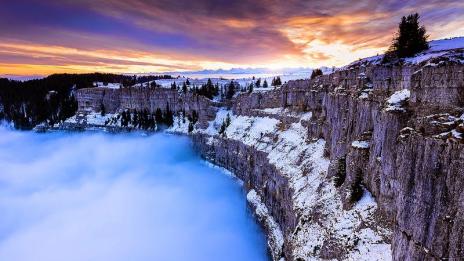 Крю дю Ван – естествената арена в Швейцария