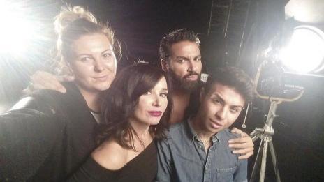 Азис и Ирина Флорин снимат клип към дуетната си песен