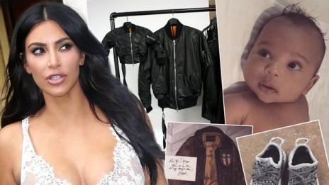 Ким показа гардероба на бебето Сейнт Уест