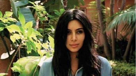 Ким показа натурална красота за Vogue