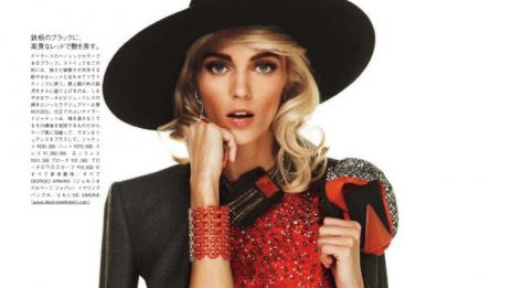 Аня Рубик и Armani – перфектната комбинация