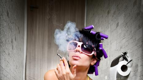 Оргазъм върху тоалетна чиния