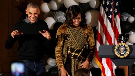 Семейство Обама в танц на Джако за Хелоуин (ВИДЕО)