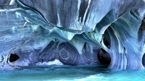 Мраморните пещери в Чили