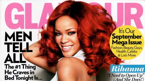 Риана засия за "Glamour"