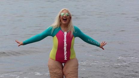 След загубата на 150 кг – отново по бански на плажа