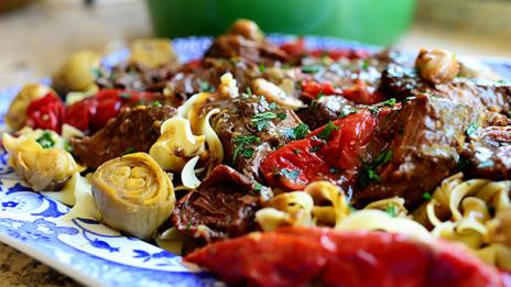 Задушено месо по италиански