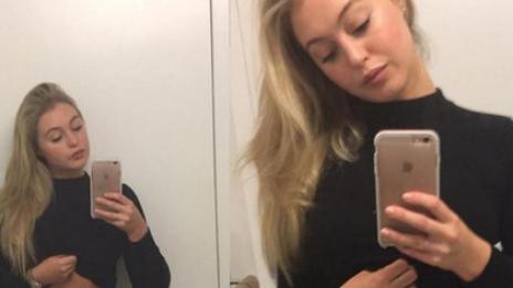 Открийте разликите: Модел  plus-size се показа веднъж отпусната, веднъж стегната