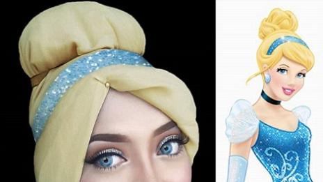 Жена се преобрази в анимационни герои с помощта на грима