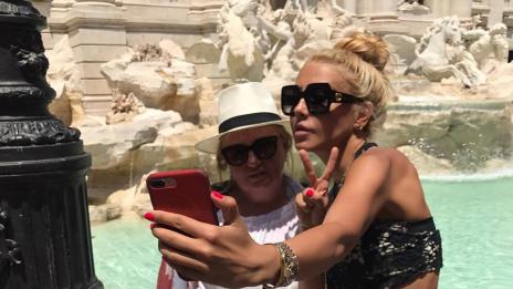 Венета Харизанова отмаря в Рим