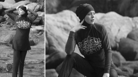 Линдзи Лоън шокира с буркини в Тайланд