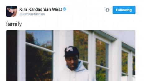 Безоблачно: Ким Кардашян се хвали със семейната си идилия