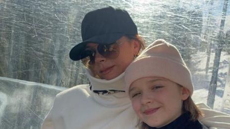 Семейство Бекъм на ски почивка във Франция