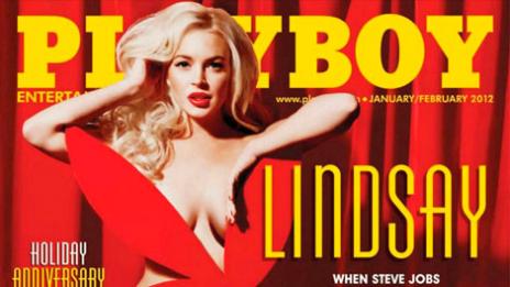 Чисто голата Линдзи вече се "разхожда" из нета (снимка)