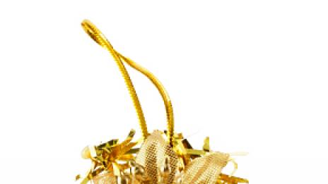 Веселяшка коледна брошка