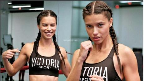 Адриана Лима вае форма с бокс за шоуто на Victoria's Secret в Париж