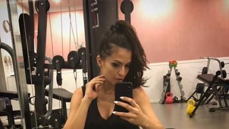 Преслава в напреднала бременност, но във фитнеса