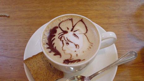 Вдъхновение в чаша кафе