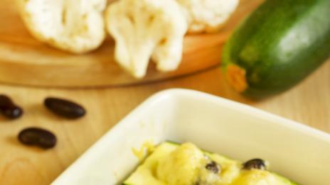 Печени тиквички с моцарела