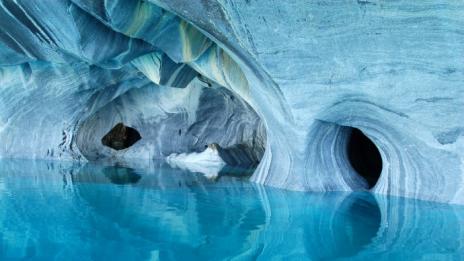 Естествената мраморна катедрала в Чили