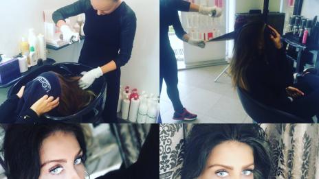 Венета Харизанова потъмни косата си