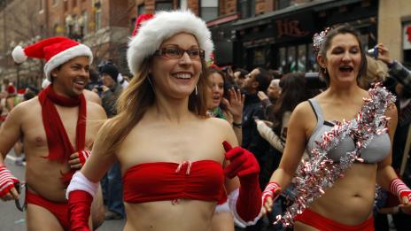 Бостън по Коледа: банските и кросът