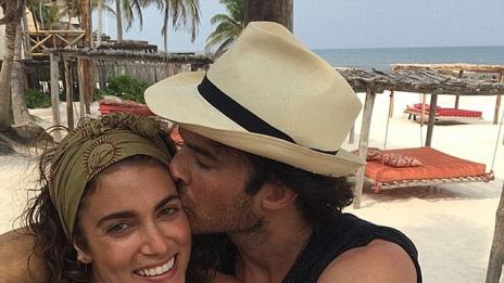 Ники Рийд и Иън Сомърхолдър се завърнаха от меден месец