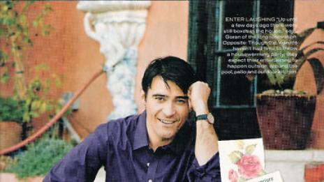 В слънчевата вила на Горан Вишнич