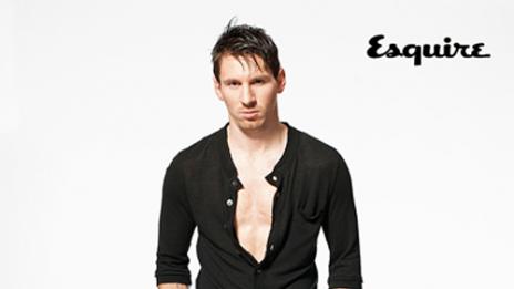 Лионел Меси засне първата си корица - за сп. Esquire