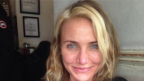 Камерън Диас свали маската