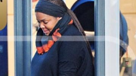 Бременната Джанет Джексън излезе на светло