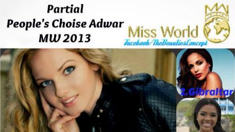 Мис България 2013 е фаворитката на публиката за „Мис Свят“